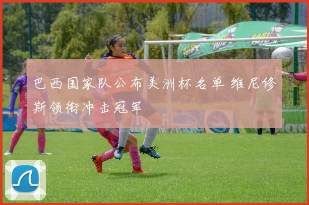 巴西国家队公布美洲杯名单 维尼修斯领衔冲击冠军